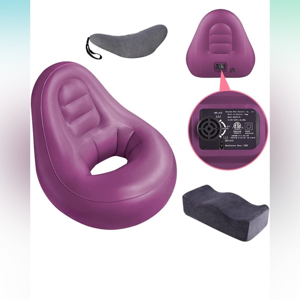 COPY - NIB BBL Chair After Surgery Butt with Hole, BBL pillow and Lumbar Pillow